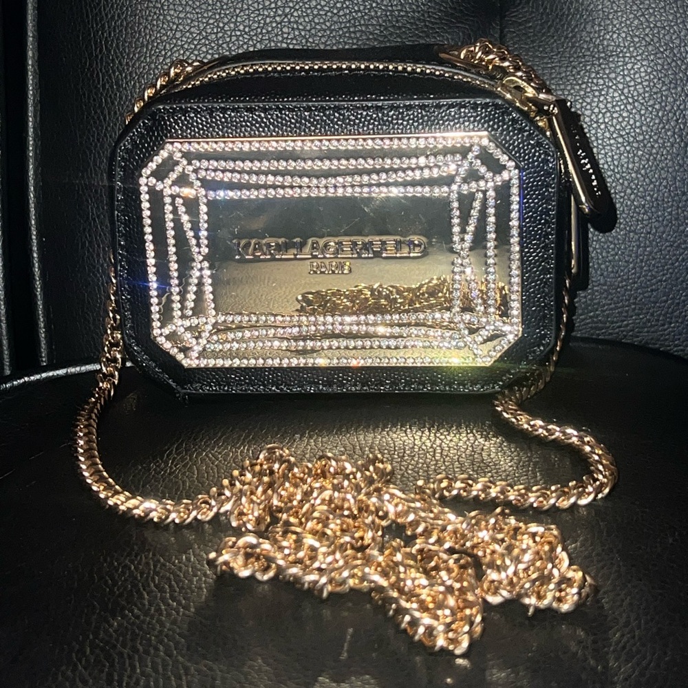 KARL LAGERFELD PARIS
Kosette Leather Mini Crossbody Bag